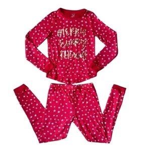 Red Kids Pajamas- Merry Every Thing!  Max & Olivia ❤️
